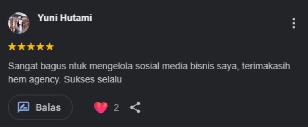 Testimoni klien HEM 3
